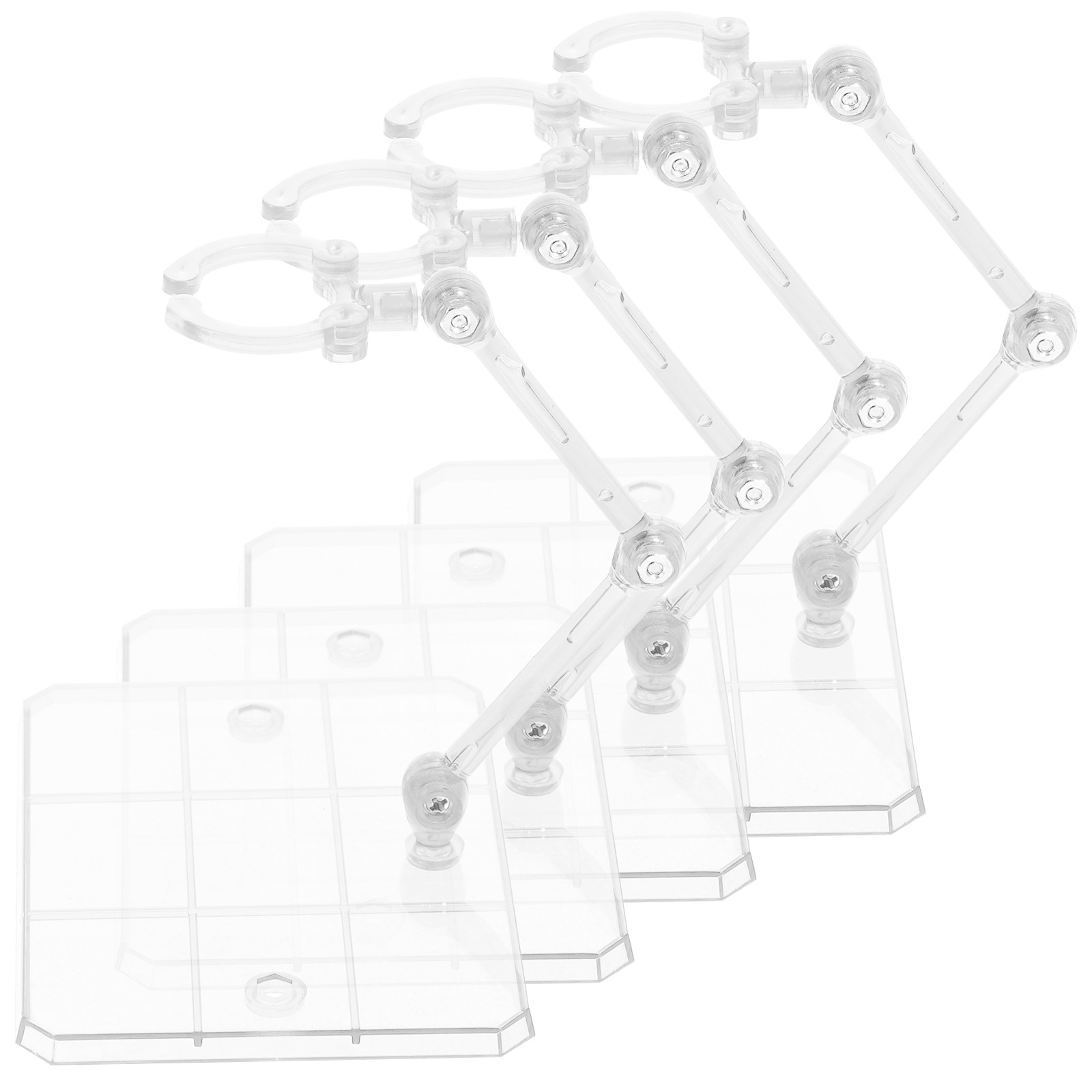 4Pcs Plastic Figure Stand for  - Action Figure Stand 评论和价格