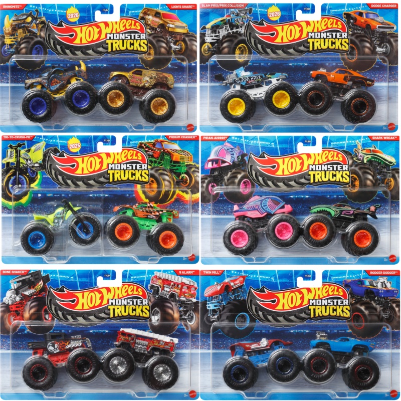 2026 Hot Wheels Monster Trucks - Hot Wheels Car Monster Trucks 评论和价格