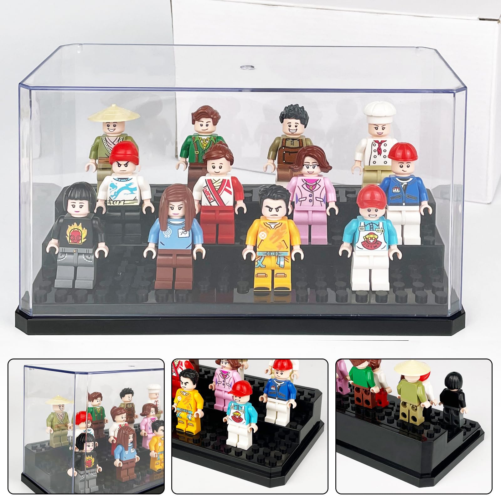 Acrylic Minifigures Display Ca - Lego Minifigure Holder 评论和价格