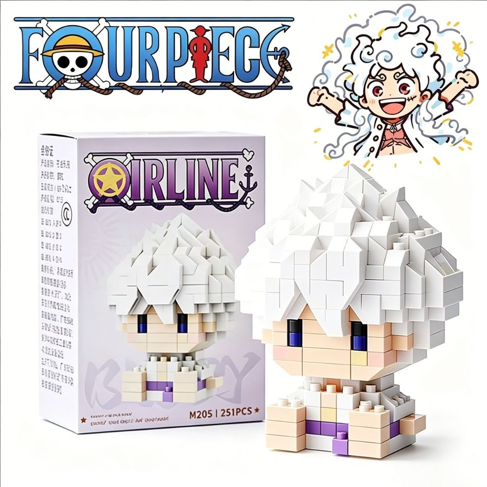One PIECE Sun God Nika Luffy M - Building Block Mini 评论和价格