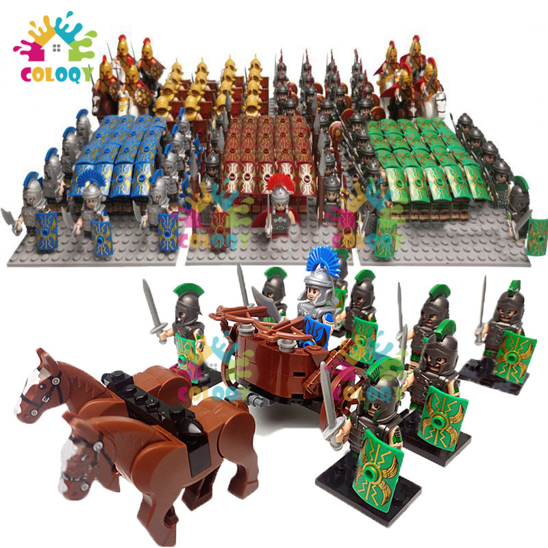 Kids Toys Roman Legion Buildin - Lego Minifigure Holder 评论和价格