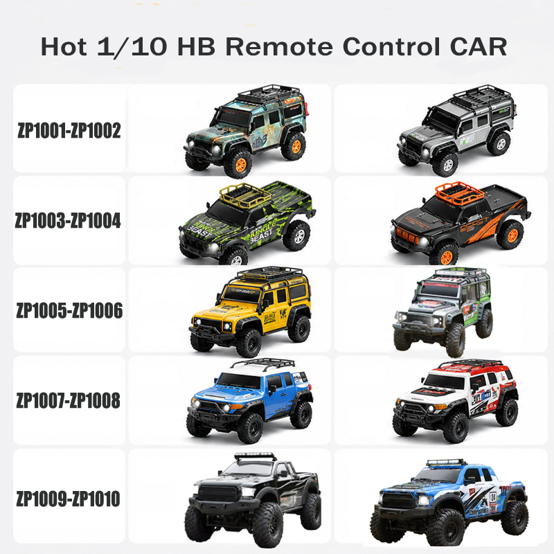 Hot 1/10 HB ZP1001-ZP1010 Remo - Hot Wheels Car Monster Trucks 评论和价格