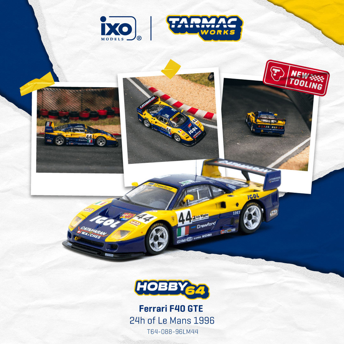 In Stock TW 1:64 Ferrari F40 G - Die Cast Car 1 64 评论和价格