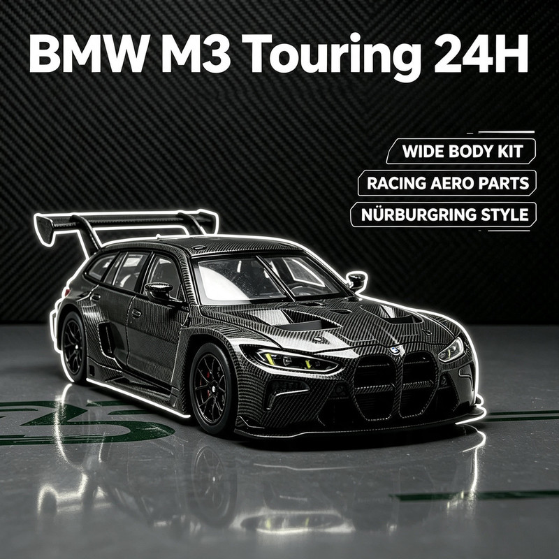 JiCar 1/64 BMW M3 touring 24H  - Die Cast Car 1 64 评论和价格