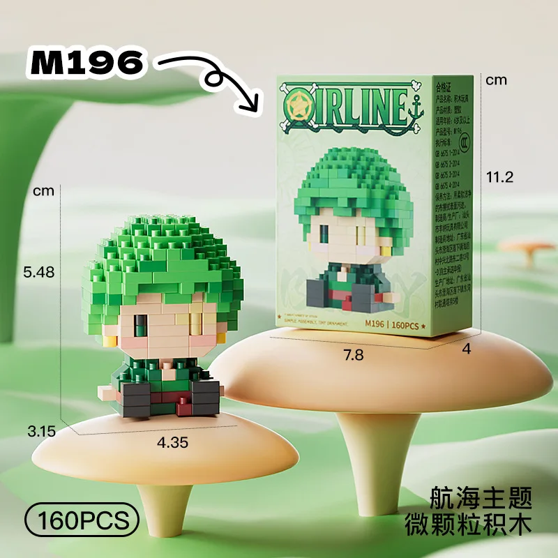 ONE PIECE 3D Anime Model Sun G - Building Block Mini 评论和价格